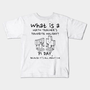 Math Teacher Pi Day Pun gift Kids T-Shirt